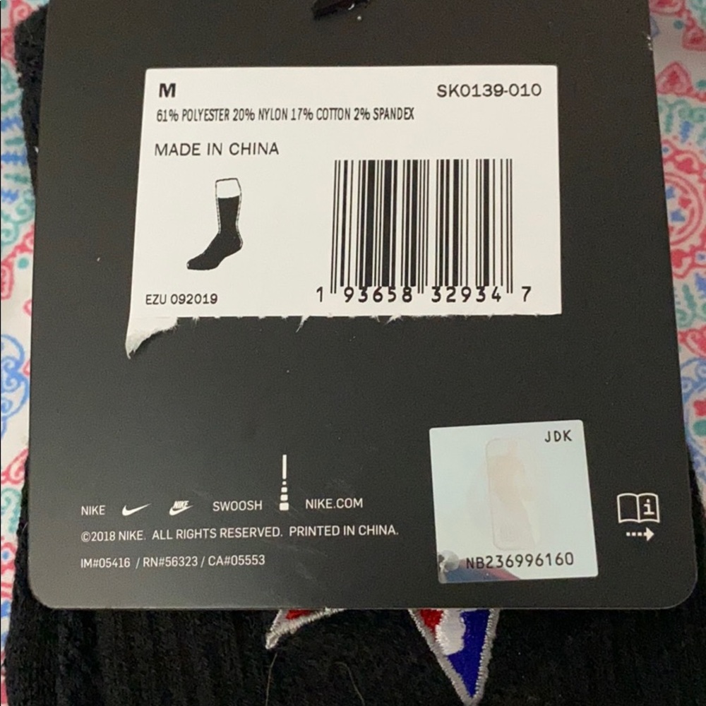 NBA x Jordan All Star Elite Crew Socks - Picture 7 of 8